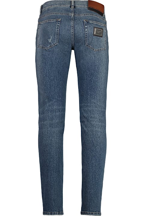 الجينز لـ القسم الرجالي Dolce & Gabbana 5-pocket Skinny Jeans