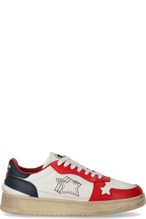 Atlantic Stars Hokutoc White Red Sneaker