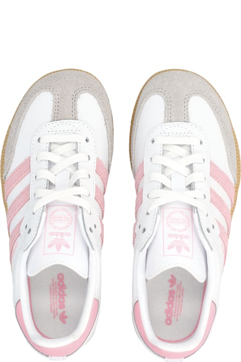 Homeware Adidas Originals Adidas Originals White Kid's Samba Og Sneakers