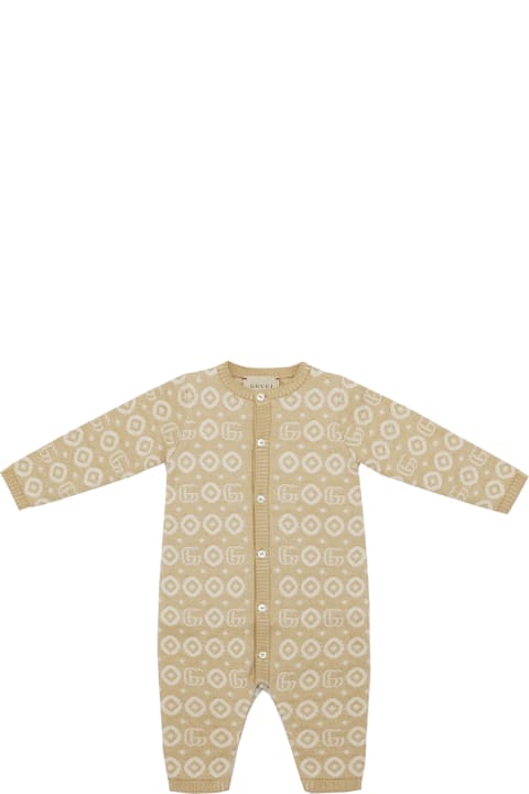 Gucci for Kids Gucci Baby Knit Romper
