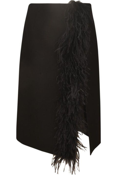 Prada for Women Prada Feathered Skirt