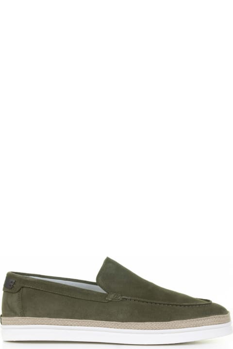 Loafers & Boat Shoes for Men Barrett Green Suede Moccasin