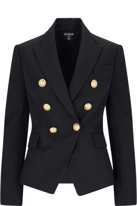 Balmain Coats & Jackets for Women Balmain Double-breasted Blazer