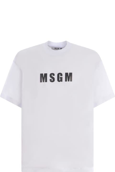 メンズ MSGMのトップス MSGM T-shirt Msgm In Cotton