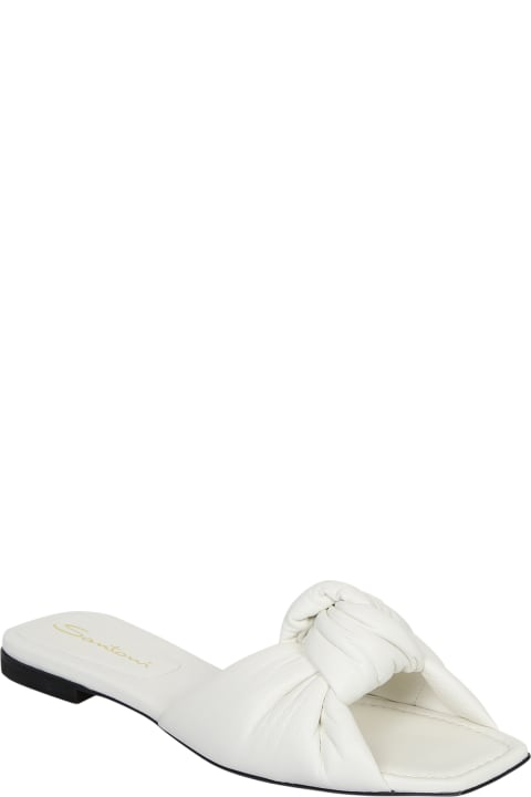 Santoni Sandals for Women Santoni Knot Slide Sandals