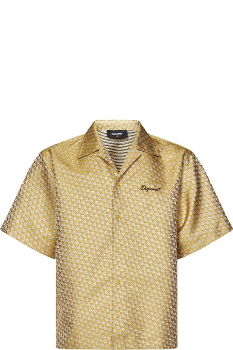 Dsquared2 for Men Dsquared2 Micro Flowers Hawaii Shirt