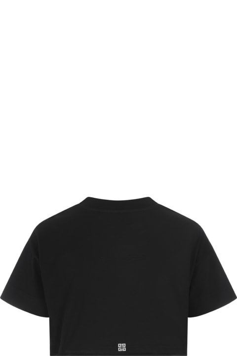 Givenchy Sale for Women Givenchy Black Givenchy Crop T-shirt