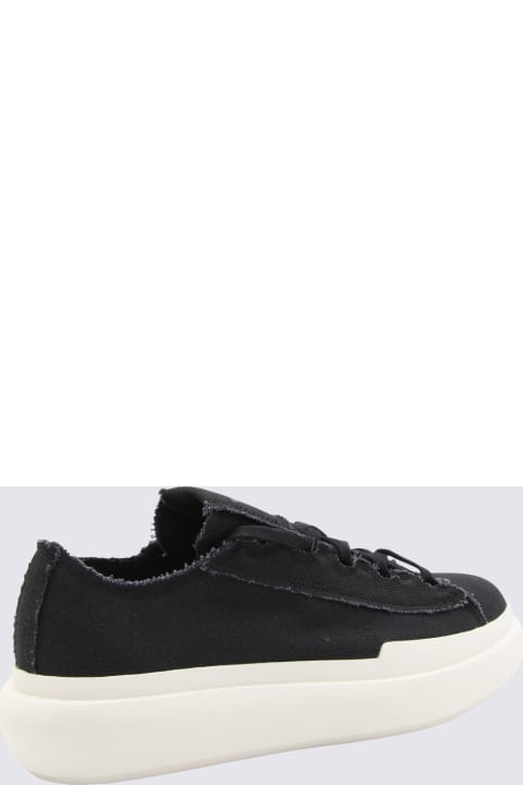Fashion for Women Y-3 Black Leather Sneakers