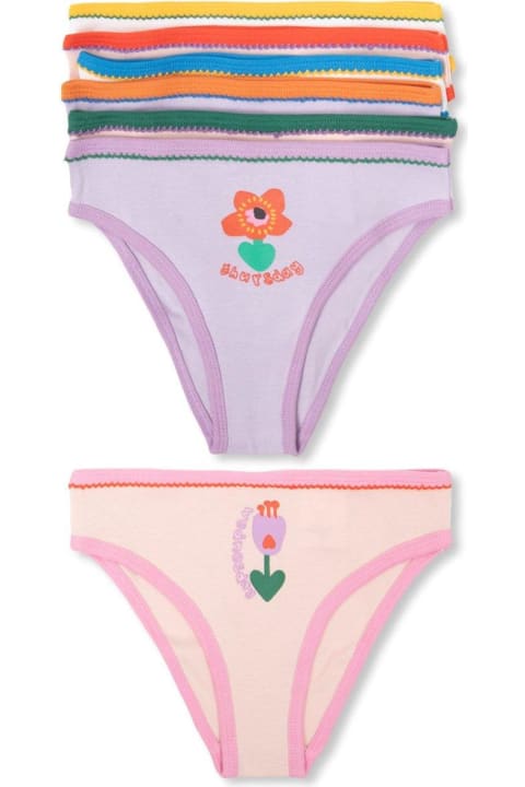 Stella McCartney Kids Underwear for Boys Stella McCartney Kids Pack Of Seven Flower Printed Briefs