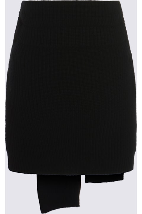 أدوات منزلية Dolce & Gabbana Black Wool Skirt