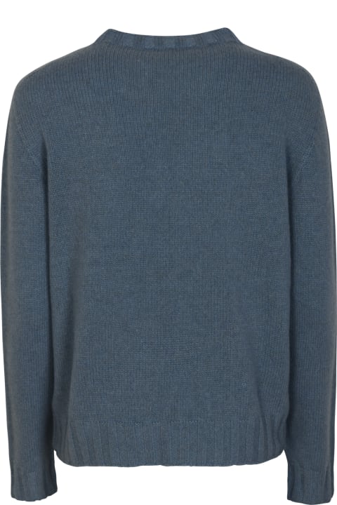 Crewneck Plain Knit Sweater