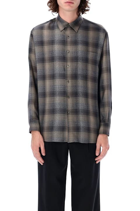 Auralee Shirts for Men Auralee Super Light Wool Check Shirt