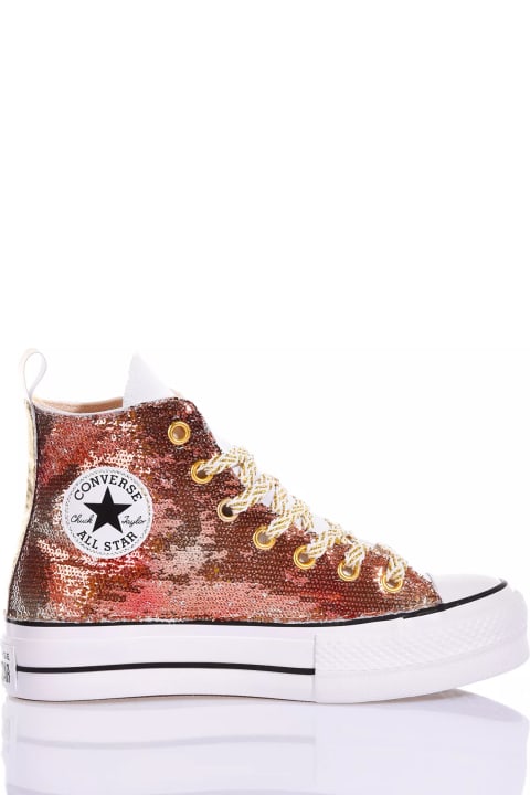 Mimanera أحذية كعب ودجز لـ السيدات Mimanera Converse Platform Hot Gleam