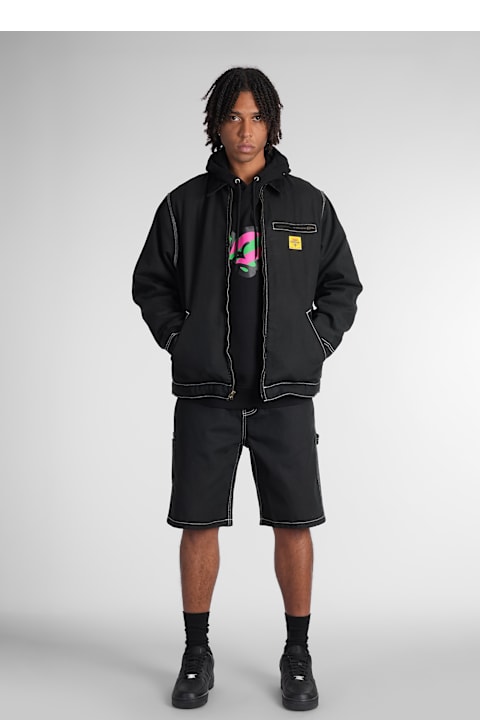 Homeware Icecream Sweatshirt In Black Cotton