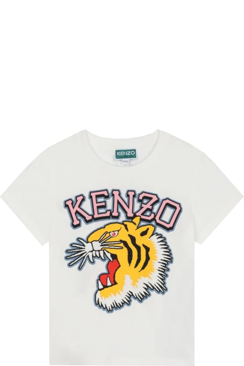 ガールズ KenzoのTシャツ＆ポロシャツ Kenzo T-shirt With Print