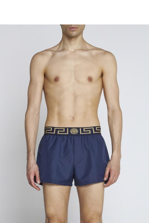 Swimwear for Men Versace Greca And Medusa Swim Shorts