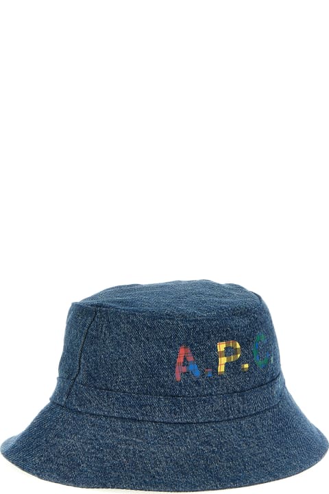 メンズ 帽子 A.P.C. Bucket Hat Denim