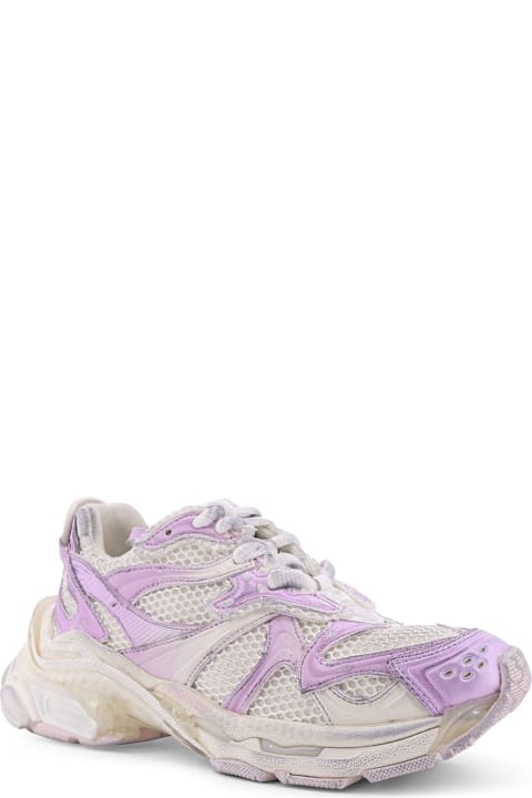 Balenciaga Nylon And Mesh Runner 2 Sneakers