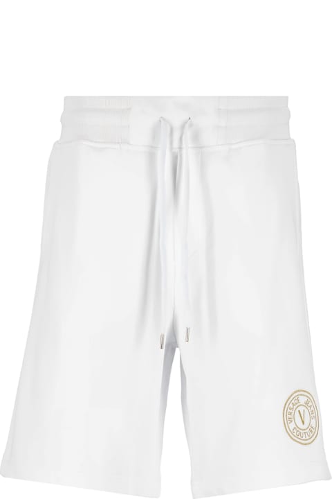 Versace Jeans Couture Pants for Men Versace Jeans Couture Bermuda Shorts With Vemblem Logo