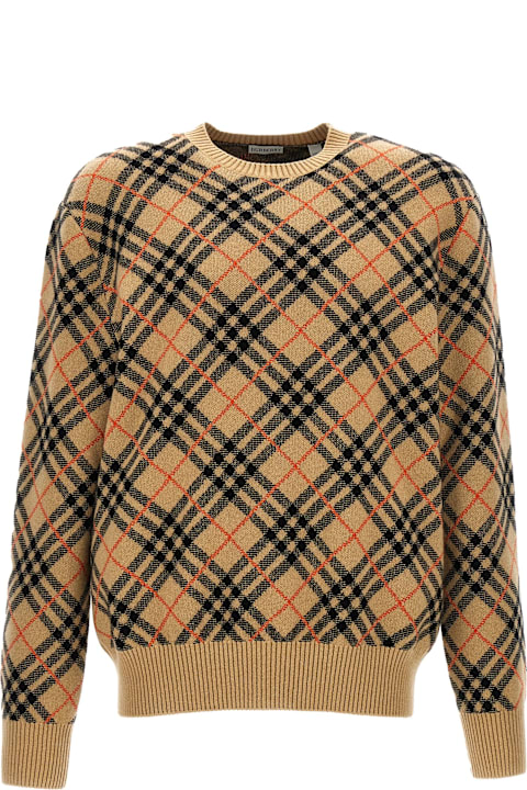 Burberry Sweaters for Men Burberry Check Sweater