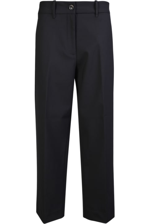 Nine in the Morning Clothing for Women Nine in the Morning Black Technical Wool Cropped Trousers