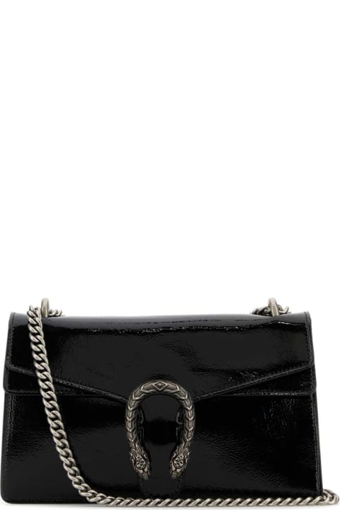 Homeware Gucci Black Leather Small Dionysus Shoulder Bag
