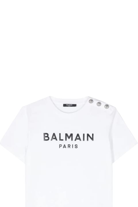 Fashion for Boys Balmain T-shirt With Logo