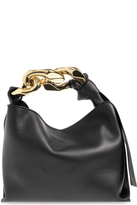 J.W. Anderson for Women J.W. Anderson Logo Embossed Small Chain Hobo Bag