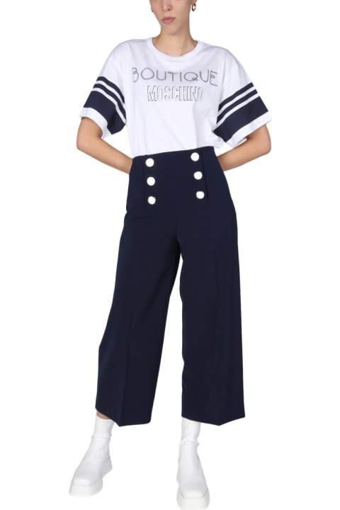 أدوات منزلية Boutique Moschino Wide Leg Trousers