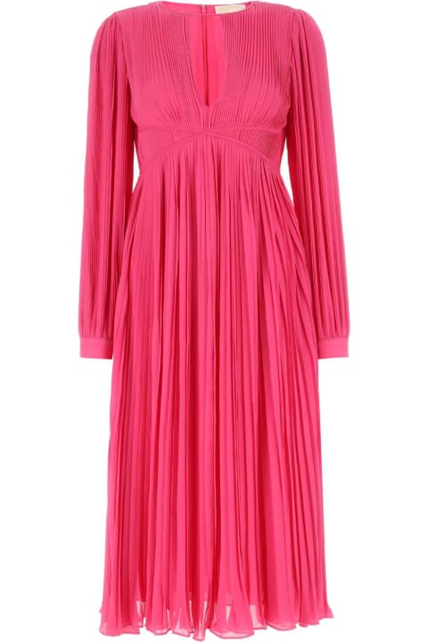 Dresses for Women Michael Kors Dark Pink Crepe Dress