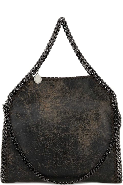 Stella McCartney for Men Stella McCartney Dark Brown Alter Suede Mini Falabella Handbag