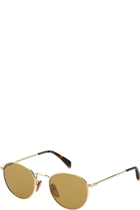 インテリア DB Eyewear by David Beckham Round Frame Sunglasses