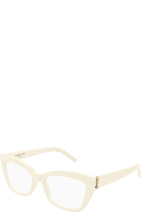 Homeware Saint Laurent Eyewear Sl M117005-ivory-ivory-transparent