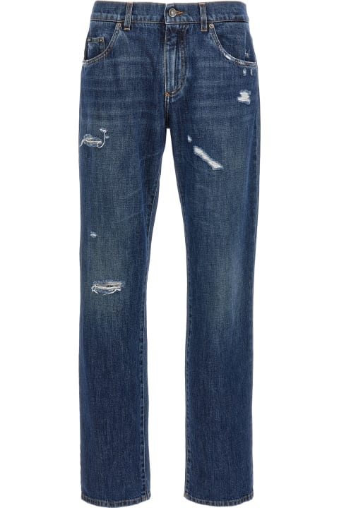 Fashion for Men Dolce & Gabbana Used Effect Jeans