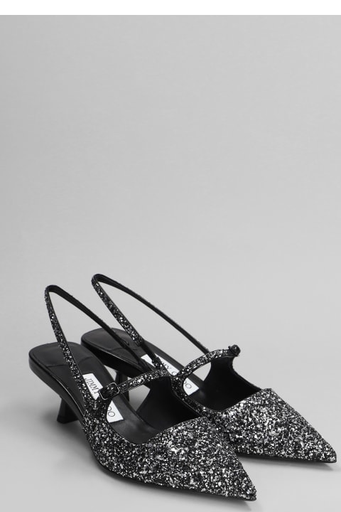 Jimmy Choo High-Heeled Shoes for Women Jimmy Choo Didi 45 Pumps In Black Glitter