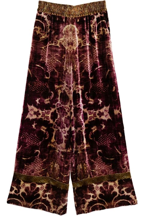 Pierre-Louis Mascia for Men Pierre-Louis Mascia Velvet Wide-leg Trousers