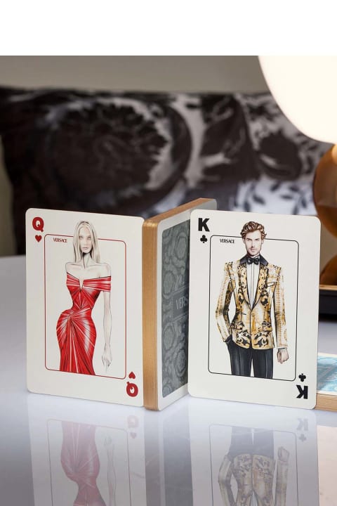 Home Décor Versace 'barocco' Playing Card Set