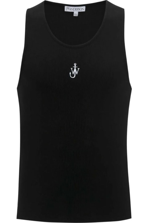 Everywhere Tanks for Men J.W. Anderson Jw Anderson Top Black