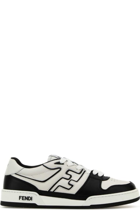 Homeware Fendi Two-tone Leather Fendi Match Sneakers