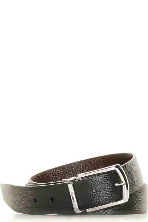 Reversible Belt In Leather