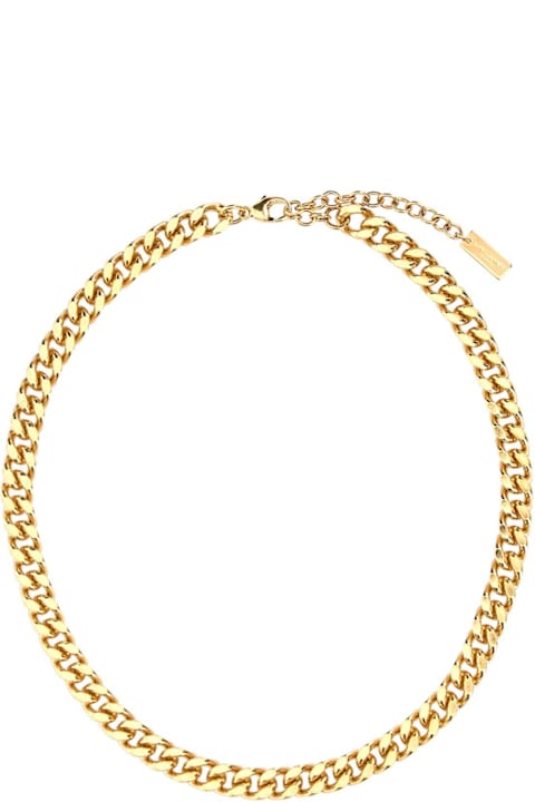 Saint Laurent Jewelry for Women Saint Laurent Gold Metal Necklace