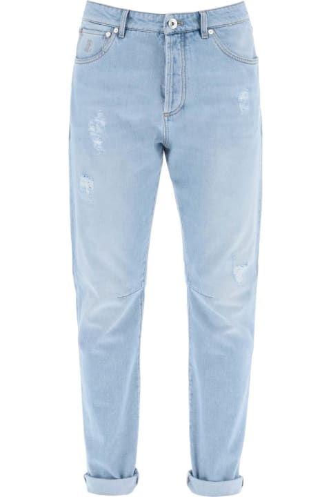 メンズ デニム Brunello Cucinelli Leisure Fit Jeans With Tapered Cut