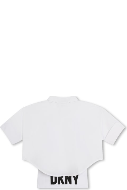 ガールズ DKNYのシャツ DKNY Shirt With Print