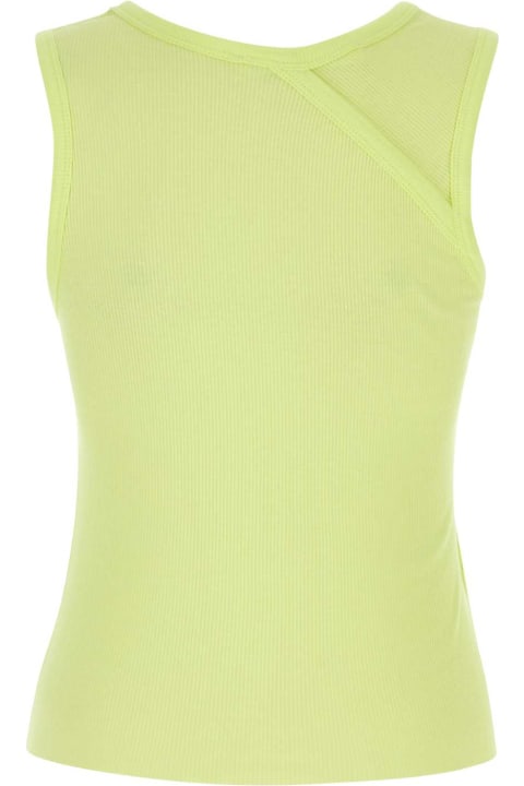 1017 ALYX 9SM Topwear for Women 1017 ALYX 9SM Fluo Yellow Cotton T-top