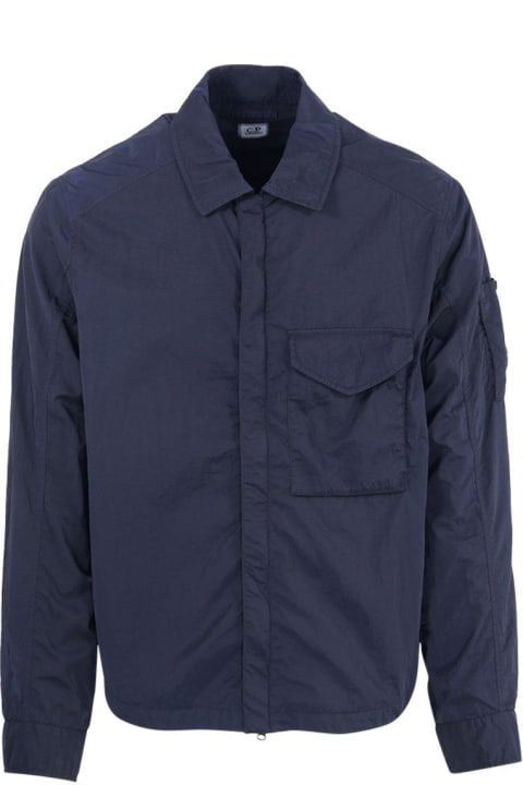 Axel Arigato Men's Illusion Varsity Jacket - Blue - Casual Jackets