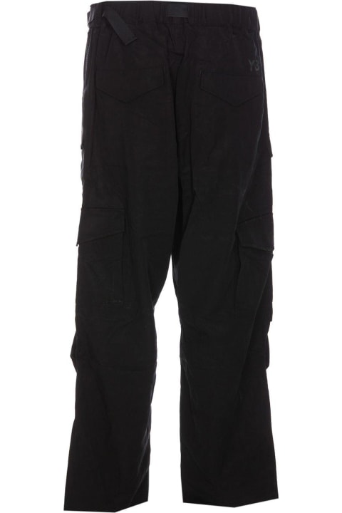 Y-3 for Men Y-3 Belted Wide-leg Trousers