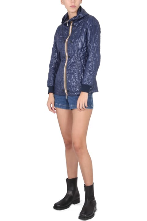 K-Way Coats & Jackets for Women K-Way Zippered Windbreaker