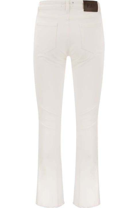 Fay for Women Fay 5-pocket Trousers In Stretch Cotton.