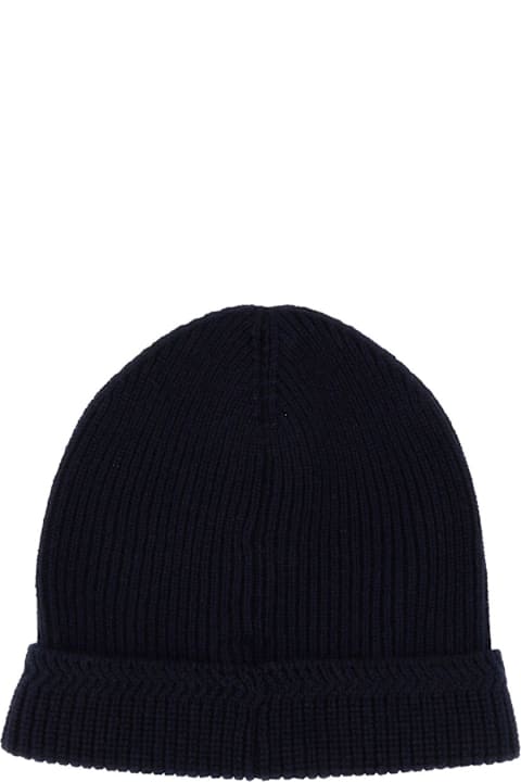 Tom Ford Hats for Men Tom Ford Tf Patch Ribbed Beanie