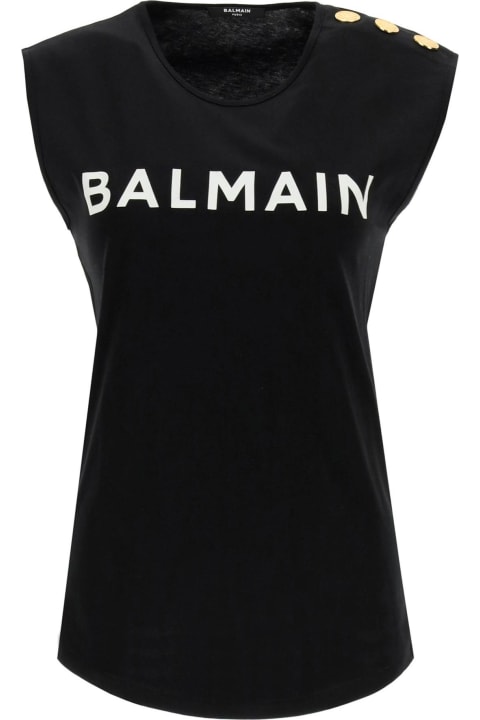 Balmain Clothing for Women Balmain Cotton Tank Top